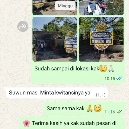 Pengiriman Papan Bunga Duka Pamutih Ulujami