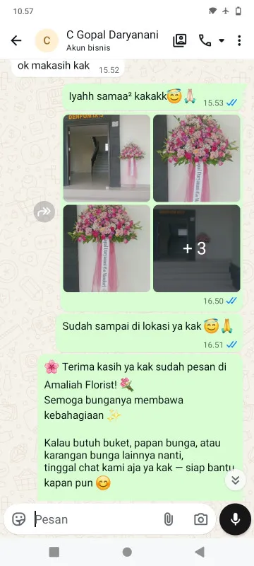 Pengiriman Karangan Bunga Pamutih Ulujami